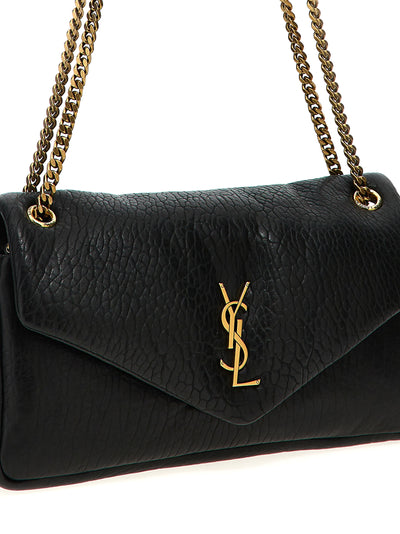 Saint Laurent Black Leather Shoulder Bag