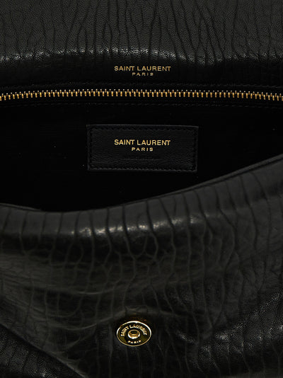 Saint Laurent Black Leather Shoulder Bag