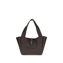 Saint Laurent Brown Calf Leather Bos Taurus Shoulder Bag