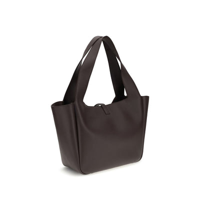 Saint Laurent Brown Calf Leather Bos Taurus Shoulder Bag
