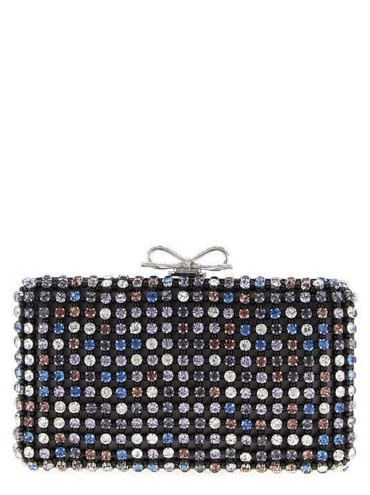 Self-Portrait Multicolor Polyester Clutch Bag
