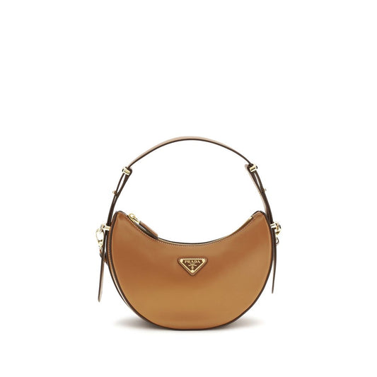 Prada Beige Calf Leather Bos Taurus Shoulder Bag
