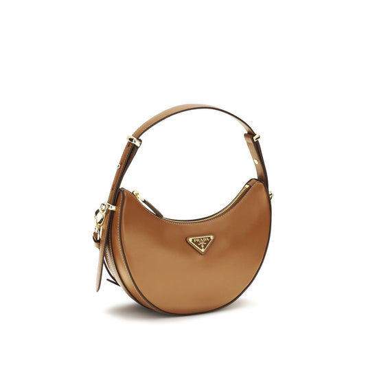 Prada Beige Calf Leather Bos Taurus Shoulder Bag