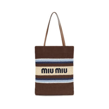 Miu Miu Multicolor Recycled Cotton Shoulder Bag