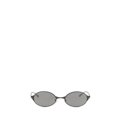 Alexander McQueen Gray Metal Sunglasses