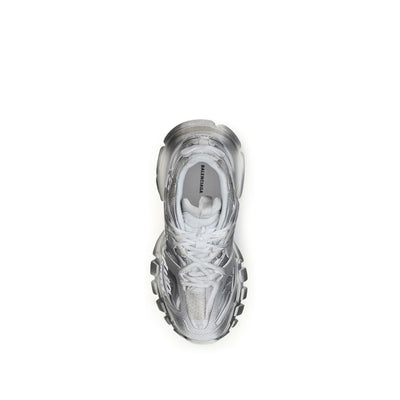 Balenciaga Gray Polyamide Athletic Sneakers