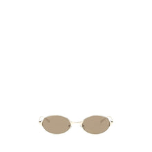 Alexander McQueen Gold Metal Sunglasses