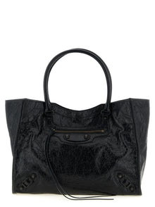 Balenciaga Black Lamb Leather Tote Bag