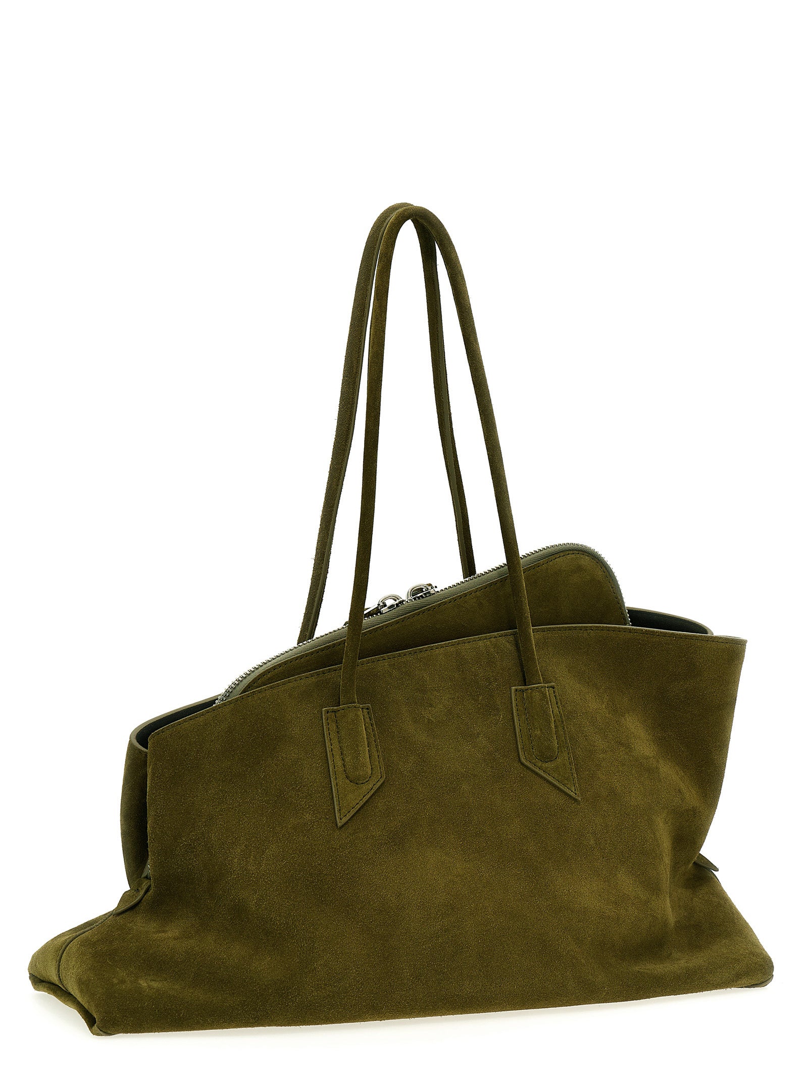 The Attico Bicolor Calfskin Shoulder Bag