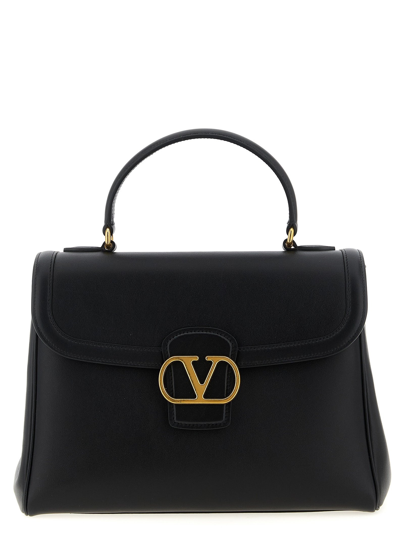 Valentino Garavani Black Calfskin Handbag