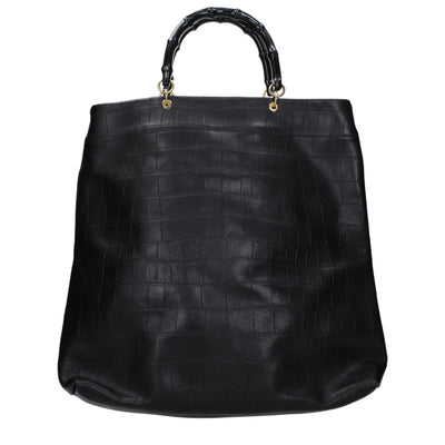 Jil Sander Black Leather Handbag