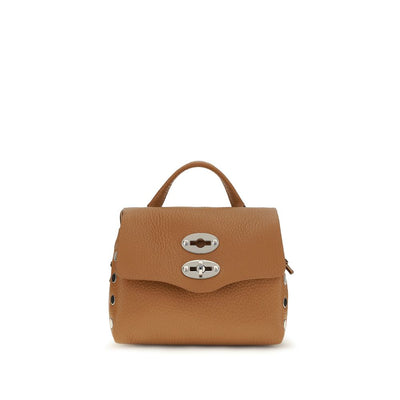 Zanellato Beige Calf Leather Bos Taurus Shoulder Bag