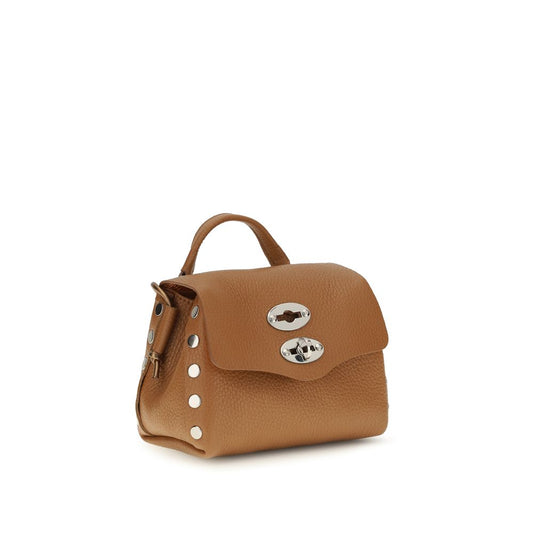 Zanellato Beige Calf Leather Bos Taurus Shoulder Bag
