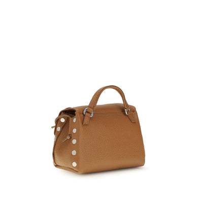 Zanellato Beige Calf Leather Bos Taurus Shoulder Bag