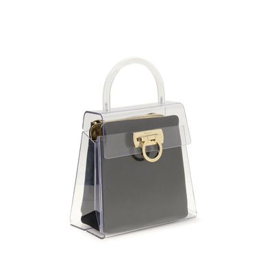 Ferragamo Black Pvc Handbag