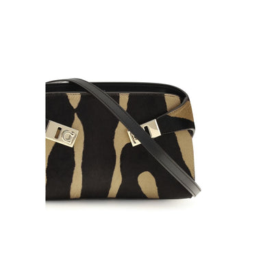 Ferragamo Brown Hair Shoulder Bag