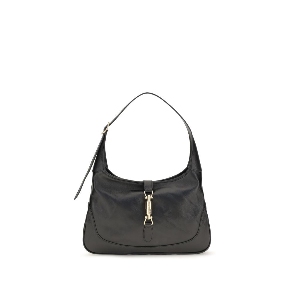 Gucci Jackie 1961 Medium Black Leather Shoulder Bag