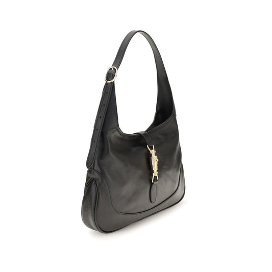 Gucci Jackie 1961 Medium Black Leather Shoulder Bag
