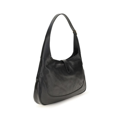 Gucci Jackie 1961 Medium Black Leather Shoulder Bag