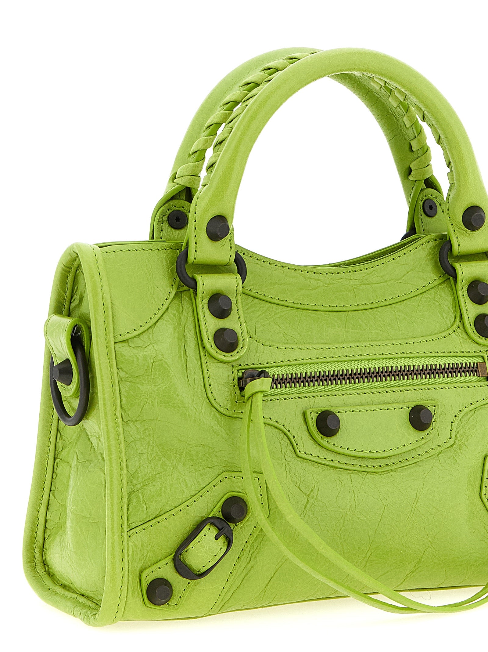 Balenciaga Bicolor Lamb Leather Handbag
