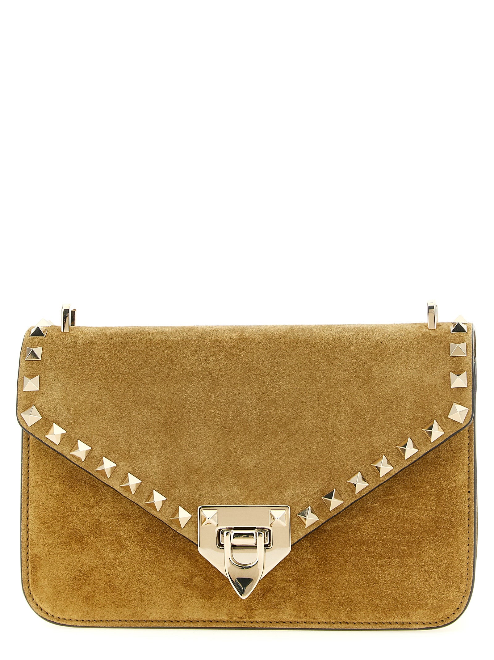 Valentino Garavani Beige Calfskin Crossbody Bag