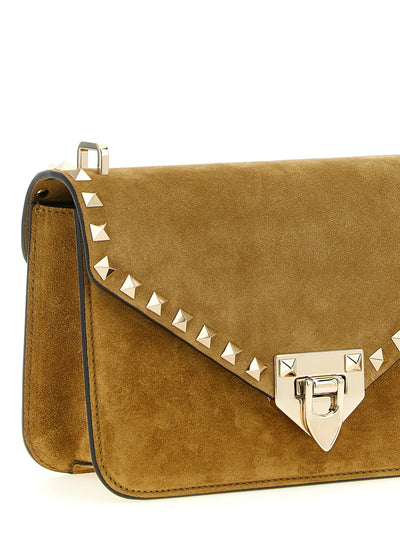 Valentino Garavani Beige Calfskin Crossbody Bag
