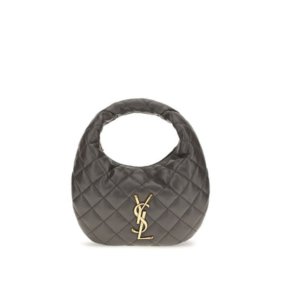 Saint Laurent Gray Lamb Ovis Aries Aries Handbag
