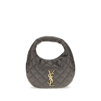 Saint Laurent Gray Lamb Ovis Aries Aries Handbag