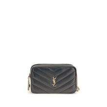 Saint Laurent Black Lamb Ovis Aries Aries Shoulder Bag