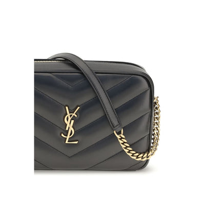 Saint Laurent Black Lamb Ovis Aries Aries Shoulder Bag