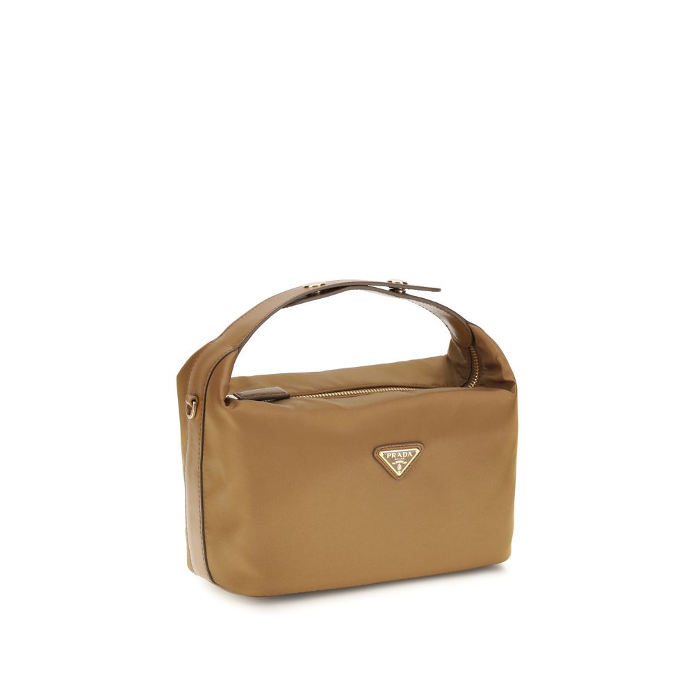 Prada Beige Recycled Polyamide Handbag