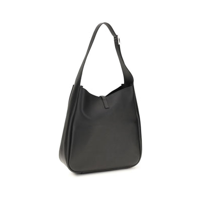 Saint Laurent Black Calf Leather Bos Taurus Shoulder Bag