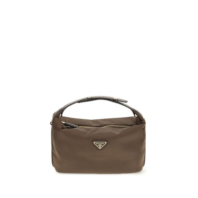 Prada Brown Recycled Polyamide Handbag