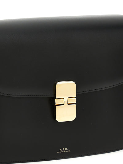 A.P.C. Black Cowhide Crossbody Bag