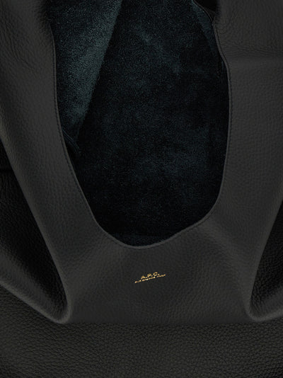 A.P.C. Black Calfskin Shoulder Bag