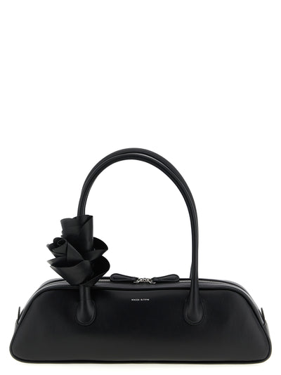 Magda Butrym Black Calfskin Shoulder Bag