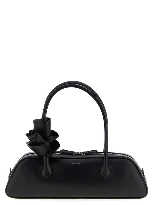 Magda Butrym Black Calfskin Shoulder Bag
