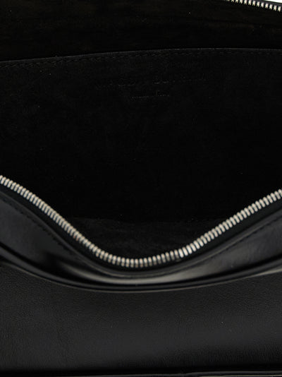 Magda Butrym Black Calfskin Shoulder Bag
