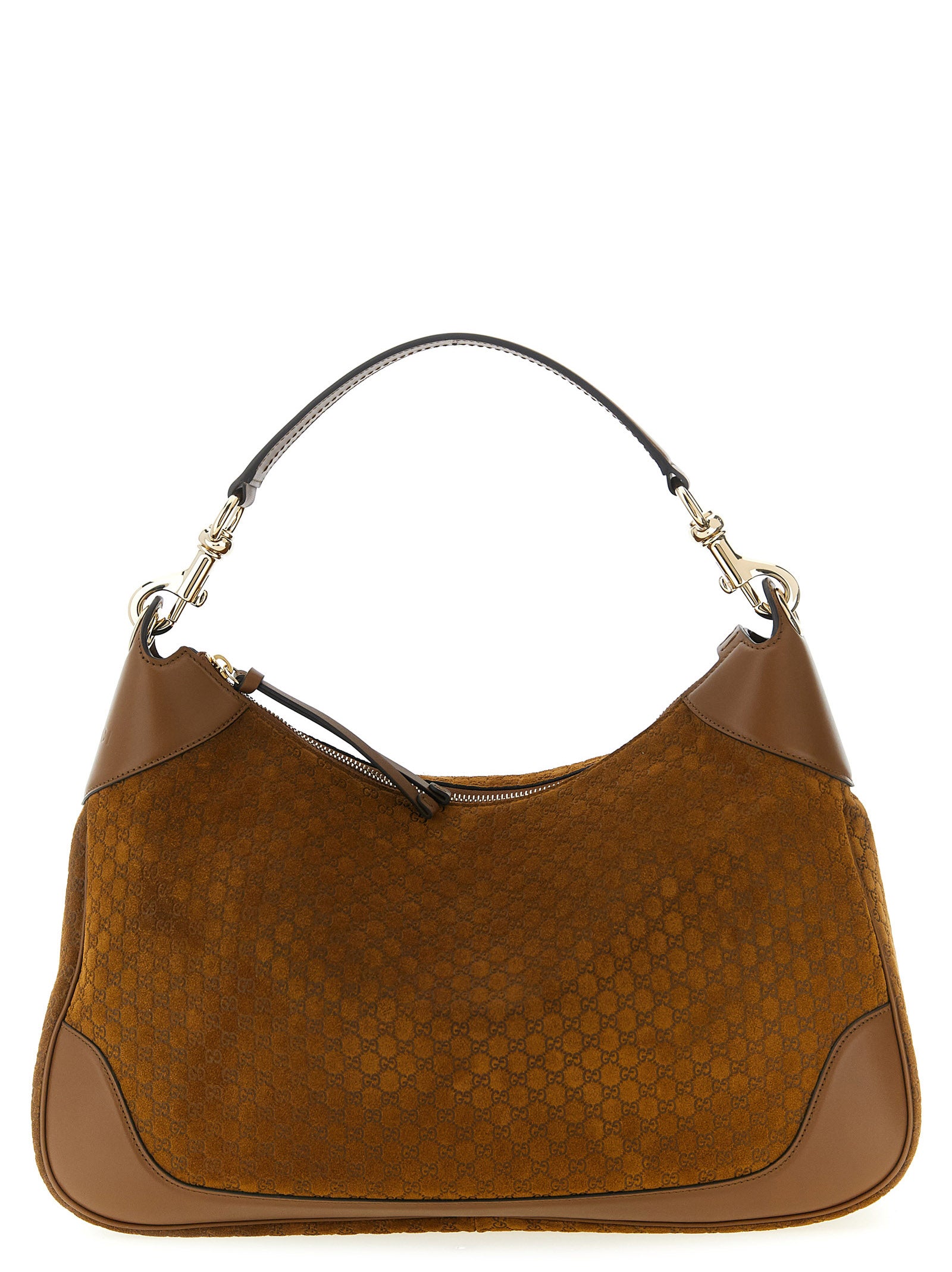 Gucci Brown Calfskin Shoulder Bag