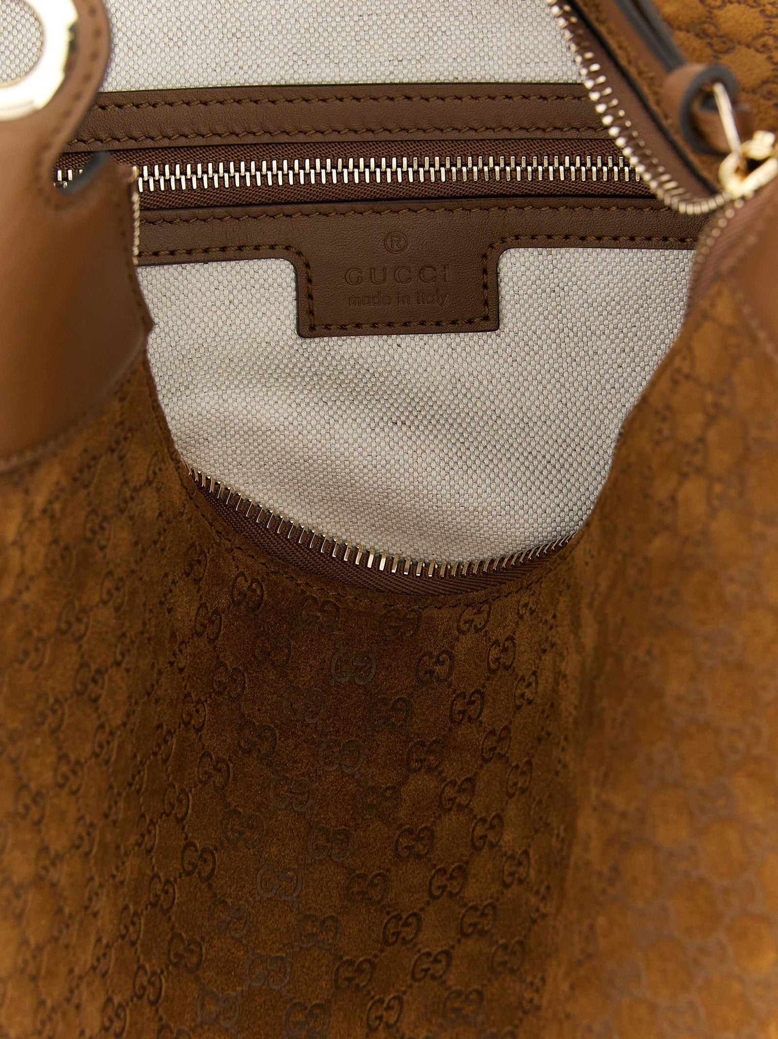 Gucci Brown Calfskin Shoulder Bag