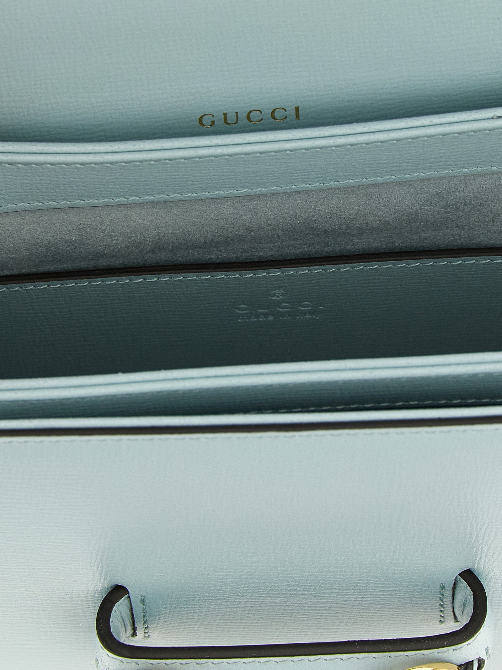 Gucci Blue Calfskin Shoulder Bag