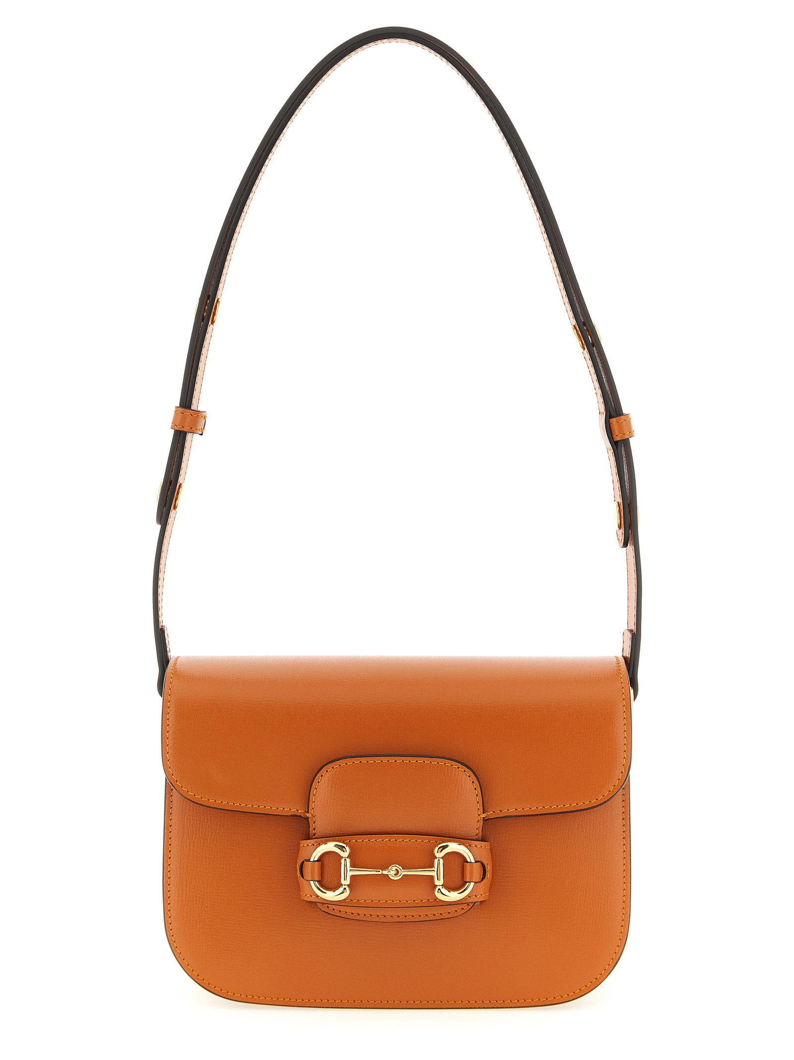 Gucci Horsebit 1955 Orange Shoulder Bag