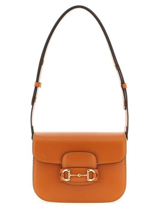 Gucci Horsebit 1955 Orange Shoulder Bag