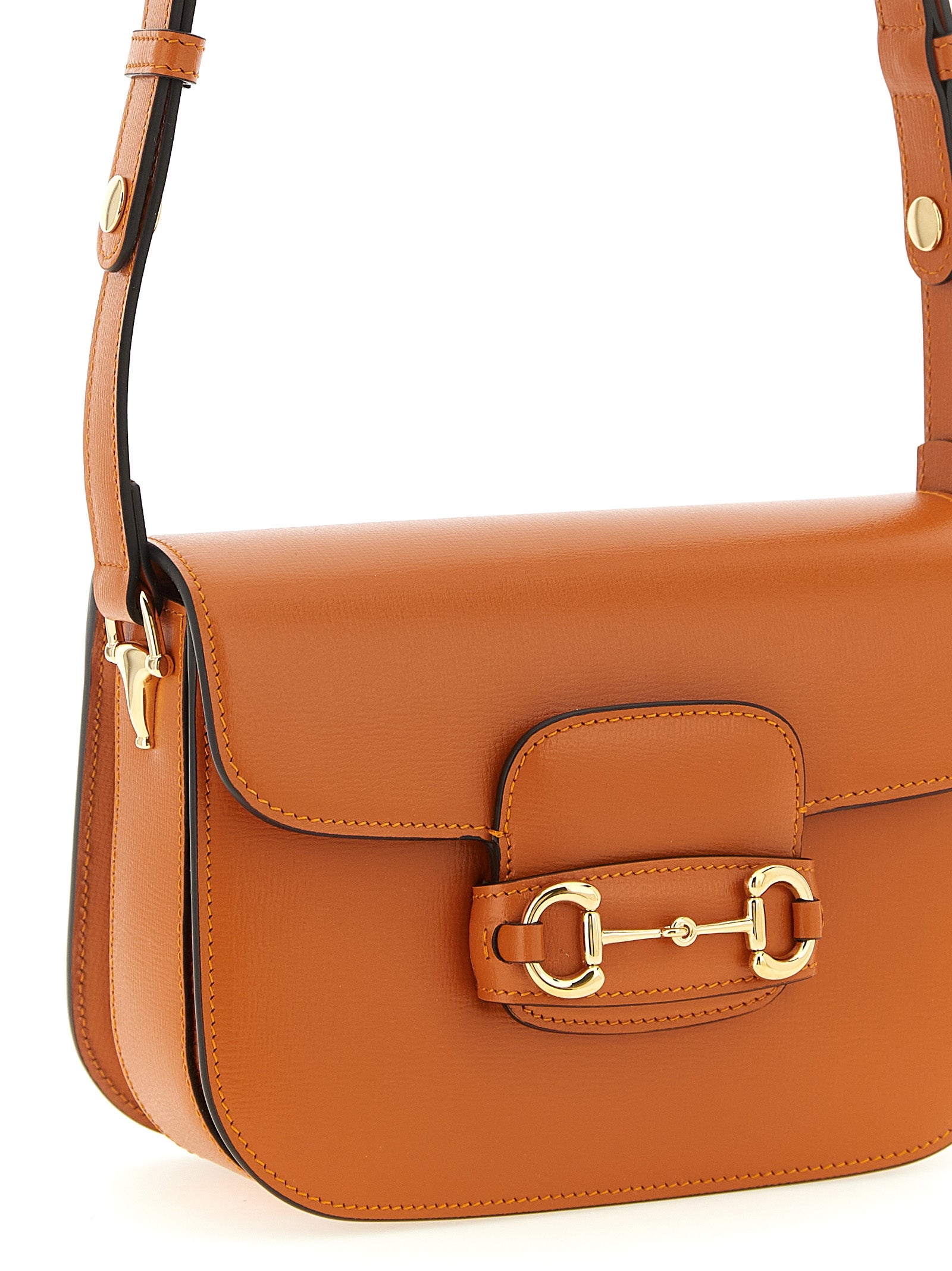 Gucci Horsebit 1955 Orange Shoulder Bag