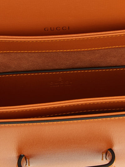 Gucci Horsebit 1955 Orange Shoulder Bag
