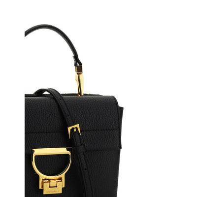 Coccinelle Black Calf Leather Bos Taurus Handbag