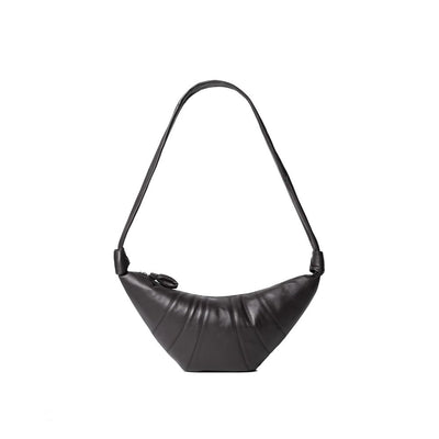 Lemaire Brown Lamb Leather Shoulder Bag