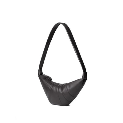 Lemaire Brown Lamb Leather Shoulder Bag