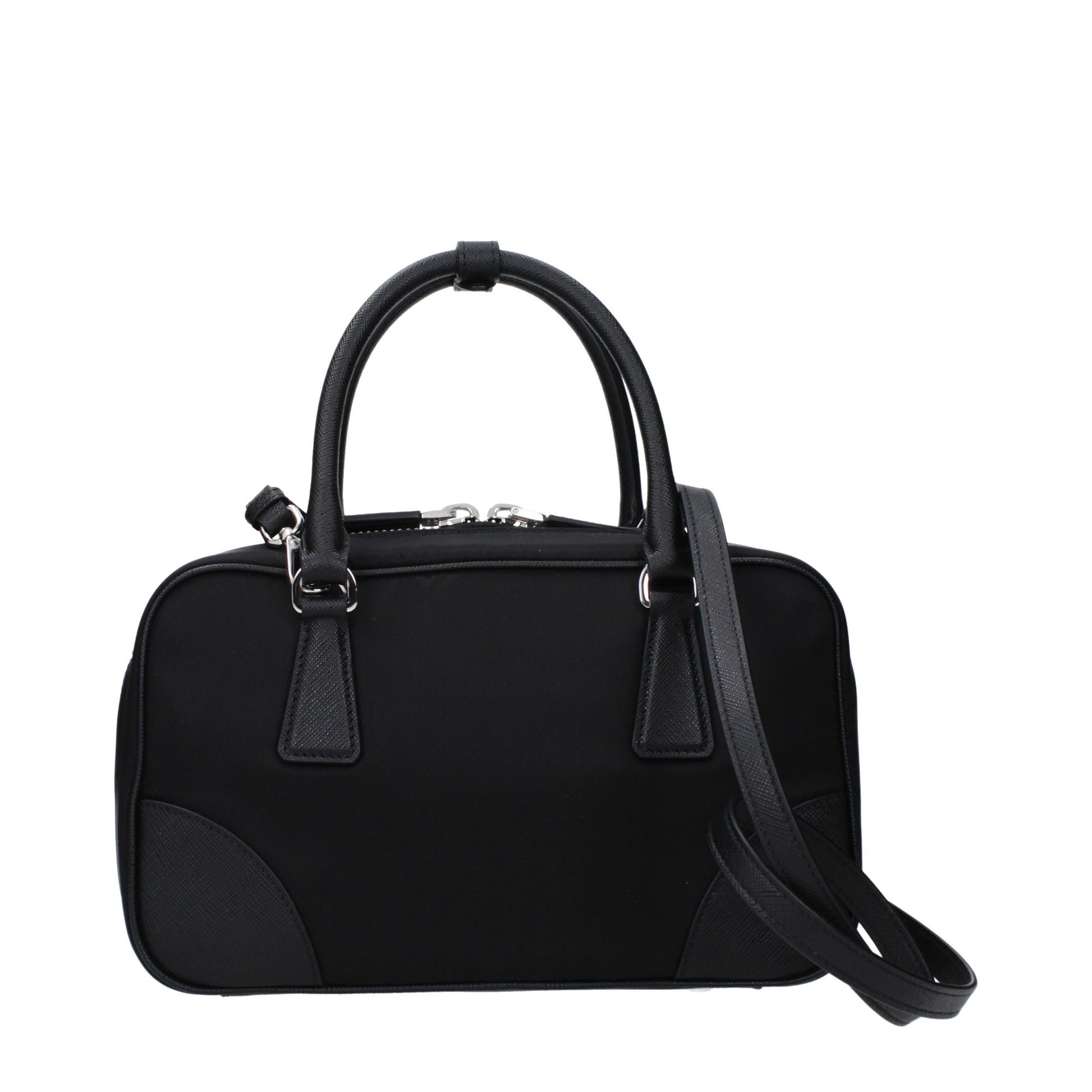 Prada Black Fabric Handbag