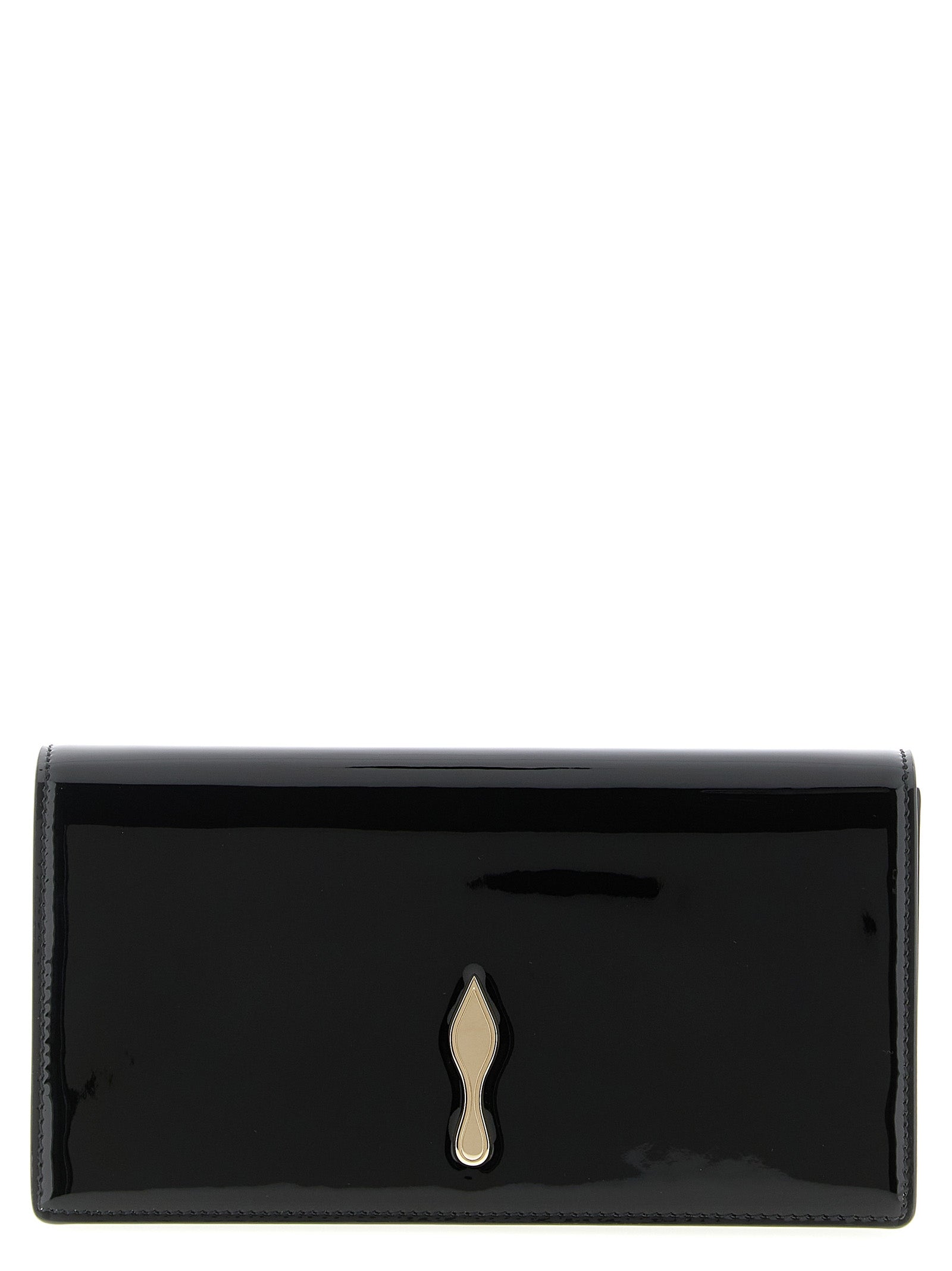Christian Louboutin Black Calfskin Clutch Bag